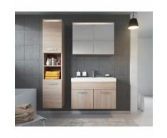 Mobili da bagno Paso 80cm, sonoma rovere chiaro, armadio mobiletto lavabo Mobili Armadietto