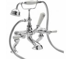 Hudson Reed Topaz Rubinetto Miscelatore Bordo Vasca da Bagno con Doccetta – Ottone Solido e