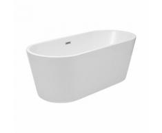 Hudson Reed Clovelly Vasca da Bagno Freestanding Centro Stanza Ovale - 1695 x 590 x 750 mm