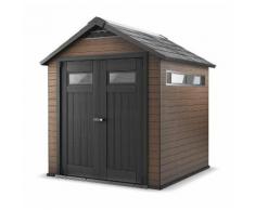 Keter Casetta da Giardino in Legno-Plastica FUSION 757