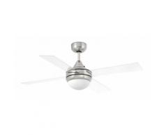 Ventilatori da soffitto MINI ICARIA - Pale trasparenti opache nichelate
