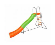 Scivolo per bambini acciaio 3 - 10 anni 150x317x204h arredo gioco giardino - Capaldo