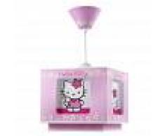 Iris Luce Hello Kitty Lampadario A Sospensione Quadrata Per Cameretta Bambina - Offerta Pochi Pezzi