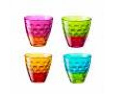 Bormioli Rocco Bicchiere Da Acqua Dots Funny, 4 Pezzi