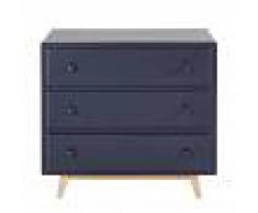 Maisons du Monde Comò vintage a 3 cassetti blu marino Sweet
