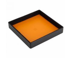 DUDU Svuotatasche in Pelle Colorato di Design da Ingresso Porta Oggetti con Scatola Regalo Nero