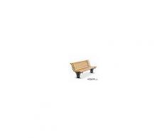 Panchina In Metallo Con Listoni In Legno H14014