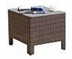 Giardino Tavolino Ravenna 45x45 cm in Rattan