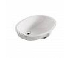 Galassia Lavabo denise ad incasso sottopiano bianco 57x43 cm