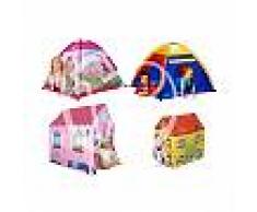 Tenda gioco per bambini casa giardino giochi bimbi con tunnel casetta pop up