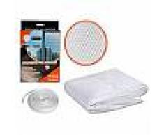 Zanzariera per finestra resistente fissaggio in velcro adesivo varie dimensioni disponibili