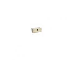 Cassettiera in legno portagioie 18 scomparti scatola gioielli cofanetto 63811