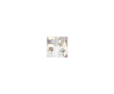 universo Applique parete led cob 6 watt esterno luce calda 3000k bianca fredda 6500k doppia emissione angolo regolabile ES30