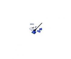 Vetrineinrete Kit pulizia acquario con 5 accessori rete rastrello spugna raschietto e forcella attrezzi pulisci acquari