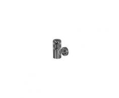 Applique a parete 24 led 2w in acciaio luce naturale 4000k per giardino terrazzo lampada