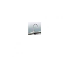 Vetrineinrete Rubinetto lavello cucina canna alta miscelatore orientabile acqua 2 comandi 0166