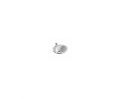 Galassia Lavabo eloise ad incasso soprapiano bianco 62x52 cm