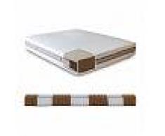 InMaterassi Materasso A Molle Insacchettate Indipendenti, 7 Zone Differenziate, Sfoderabile, Con Ioni D'argento - Mod. Rita 1 Cuscino Memory H16 200 X 200 (matrim