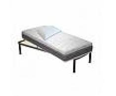 InMaterassi Kit Xxl - Materasso Rigido Ortopedico In Poliuretano Alto 24 Cm + Rete A Doghe + Cuscini Memory Kit - 90x200 Cm Singolo + Rete + 1 Cuscino