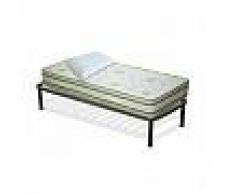 InMaterassi Kit Splendor - Materasso Memory In Aloe Vera + Rete A Doghe + Cuscini Memory Kit - 90x190 Cm Singolo + Rete + 1 Cuscino