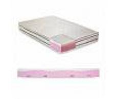 InMaterassi Materasso Memory Bamboo A 7 Zone Differenziate, Modello Zoe 120 X 200 Cm (1 Piazza E Mezza) 1 Cuscino Memory H16