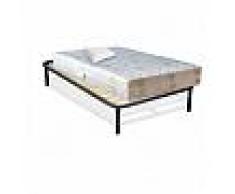 InMaterassi Kit Relax - Materasso Memory Massaggiante + Rete A Doghe + Cuscini Memory Kit - 120x190 Cm Una Piazza E Mezza + Rete + 1 Cuscino