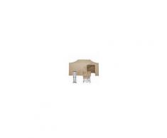 ray bot Gazebo pieghevole 3x6 beige professionale con laterali PVC 350g