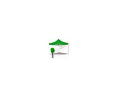 ray bot Gazebo pieghevole 3x3 verde Exa 55mm alluminio senza laterali PVC 350g