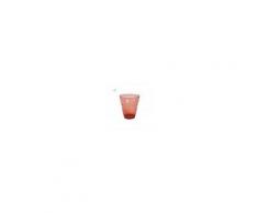 Kaleidos Piatti Set 6 bicchieri acqua Mondo in vetro, rosso