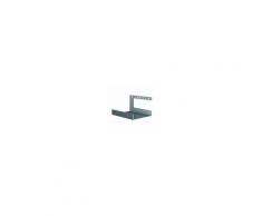Svuotatasche Pop argento L 25 x P 25, sp 15 cm