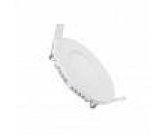 Silamp Faretto LED da incasso 3W rotondo slim bordo bianco diametro 8cm