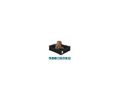 Evergreenweb Letto per Cani di diverse Taglie color Nero, Imbottitura in Schiuma Waterfoam Morbido Lavabile in Lavatrice, Cuccia da Interno con Cuscino Sfoderabile, Materasso per Tutti Animali Domestici