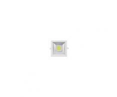 INTEC LIGHT Faretto Incasso Mark Led Cob 10w Quadro Bianco 3200k 580 Lumen Dimensioni 155x155x72 Mm