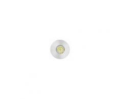 INTEC LIGHT 3 Faretti Da Incasso A Led Sirio Tondi Nikel 3x1w 150 Lumen 4000k Dimensione Foro Ø 27 Mm