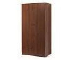Arredo Interno Armadio 90x180 in legno noce antico con 2 ante