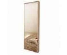 Arredo Interno Scarpiera 178 cm color Quercia con anta a specchio Quercia