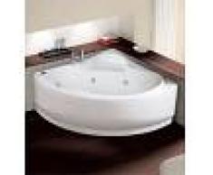 Novellini vasca da bagno idromassaggio angolare semicircolare serie una