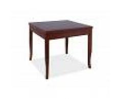 Arredo Interno Tavolo Ducale 90x90 cm allungabile a libro noce antico