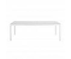 Maisons du Monde Tavolo bianco da giardino in alluminio L 230 cm Portofino