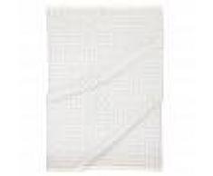 Maisons du Monde Strofinaccio in cotone beige, rosa e blu motivo floreale