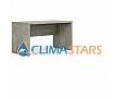 SCRIVANIA DA UFFICIO PRATICO CM 69X140X74H CEMENTO COD.93064