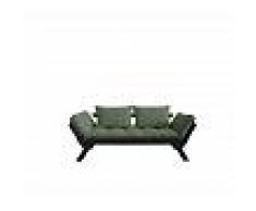 Karup Divano letto Bebop di verde oliva con struttura nera