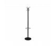 Twist Design Appendiabiti portaombrelli in metallo Lurch Nero