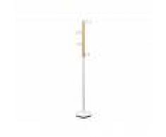 Twist Design Appendiabiti Winston in metallo bianco e legno