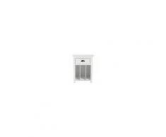 Maisons du Monde Comodino bianco in legno con cassetto L 45 cm Newport
