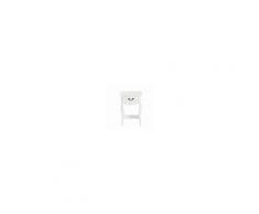 Maisons du Monde Comodino bianco in legno di paulonia con cassetto L 44 cm Joséphine