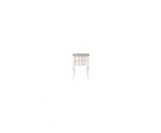 Maisons du Monde Comodino bianco in mango con cassetti L 48 cm Martigues