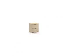 Arredo Interno Comodino rovere chiaro 2 cassetti