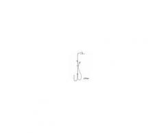 Paini Rubinetteria Paini colonna doccia tonda telescopica RST Shower Line