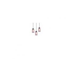 QAZQA Set di 3 lampade a sospensione MASONS rosa pastello